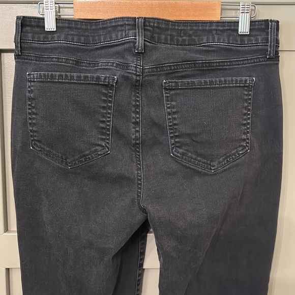 Nydj Marilyn Straight Leg Jeans in Black Lift Tuck Technology Size 12 - Picture 9 of 13